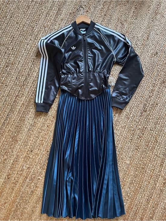 adidas Originals Tops - adidas Custom made from original  Black Jacket / Small